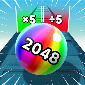 2048 Ball Run 3D: Merge Number 1.0 APK + Мод (Unlimited money) за Android