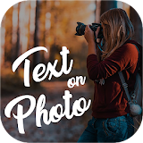 Text on photo - photo editor, Photo text editor icon