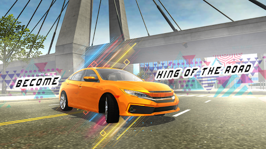 Car Simulator Civic: City Driving MOD APK 1.1.5 (Free Money) 4