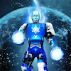 Ice Superhero Flying Robot - F icon