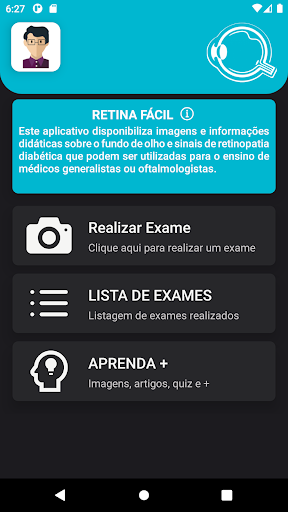 Android application Retina Fácil screenshort