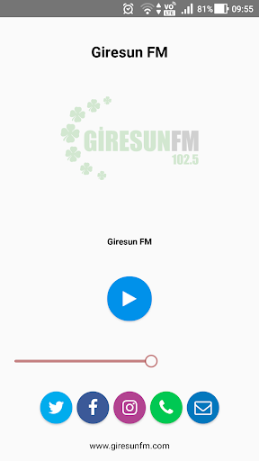 Android application Giresun FM screenshort