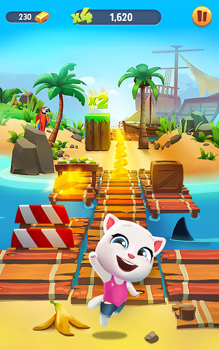 Talking Tom: Course à l'or screenshots apk mod 2