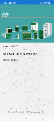 Android application CD Automation RevoBLE screenshort