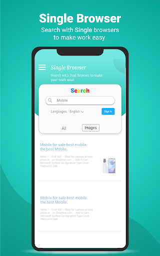 Dual Browser Split Screen: App Screen 3