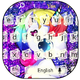 Glitter Unicorn Keyboard Theme icon