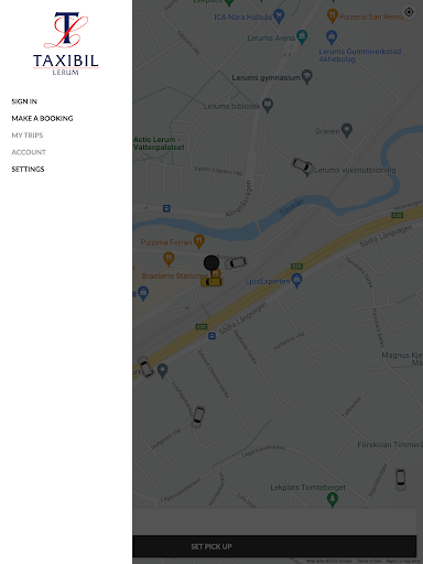Taxibil Lerum Screen 3