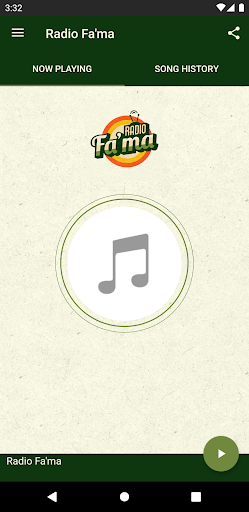 Android application Radio Fa'ma screenshort