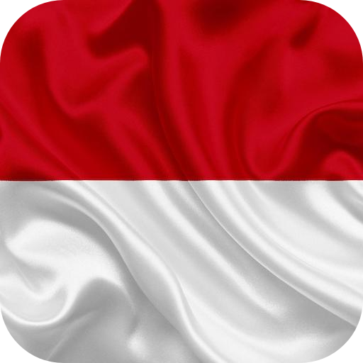 Flag of Indonesia Wallpaper logo
