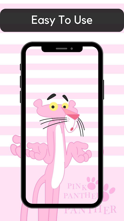 Download Aesthetic Cartoon Cute Pink Panther Wallpaper