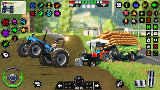Android application Tractor Game 3d Indian Farming screenshort