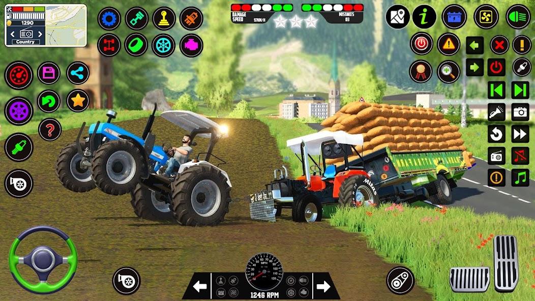 индийские тракторные игры 1.0 APK + Мод (Unlimited money) за Android