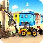 Cover Image of Download JCB Excavator Crane 2021: 3D City Construction 1.0 APK