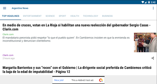 Argentine News  Argentina New