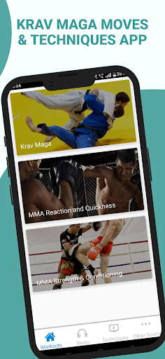 Screenshot of Krav Maga Moves & Techniques