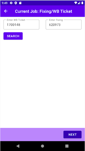 SRSB App Screen 2