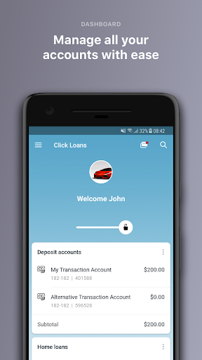 Android application Click Loans screenshort