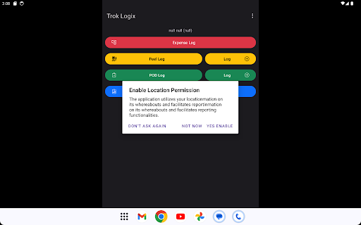 Trok Logix Screen 3