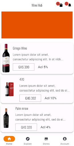 Android application WH Business screenshort