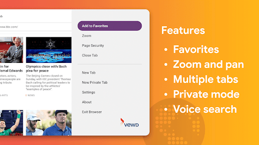 Internet Browser for Sony TV Screen 2