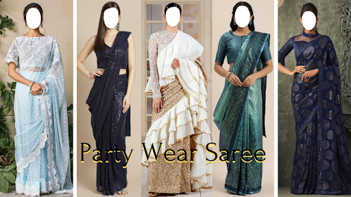 Android application Party Wear Saree Photo Suit screenshort