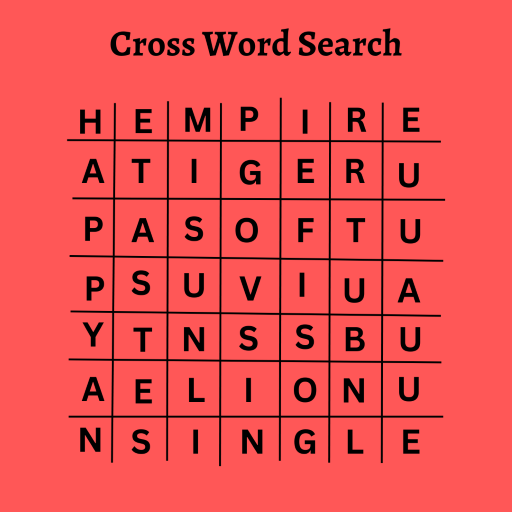Cross Words Search