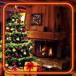 Cover Image of Télécharger Fireplace Christmas Night  APK