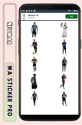 Neymar - WA Sticker Pro Screen 3