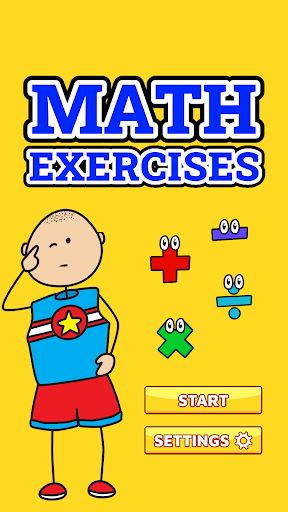 Android application Math Exercises for Grade 1 - 6 screenshort