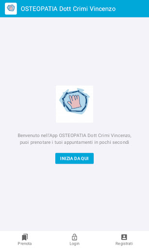 Android application OSTEOPATIA Dott Crimi Vincenzo screenshort