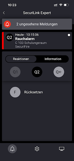 SecuriLink MobileControl Screen 3