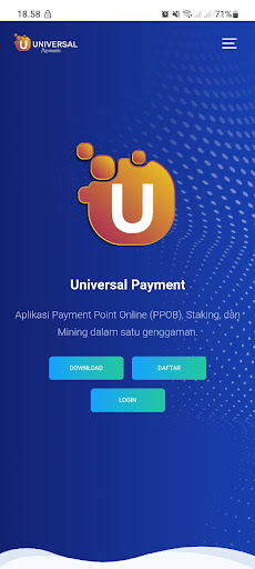 Universal Payment Screen 2