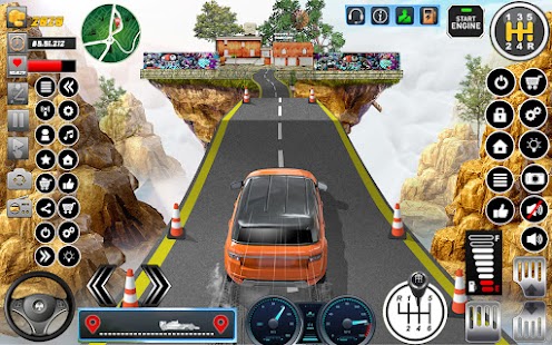 Mountain Climb Drive Car Game Screenshot