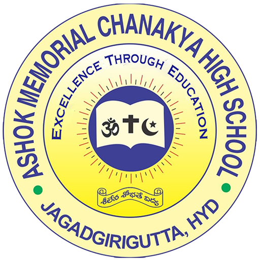 Ashok Memorial Chanakya High S logo