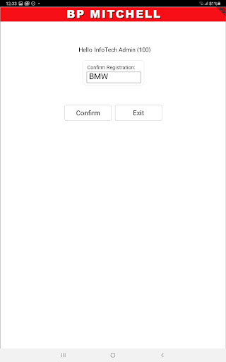 Infotech POD App Screen 2