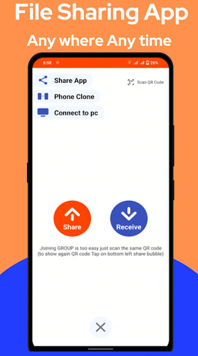 Super share Send File Transfer