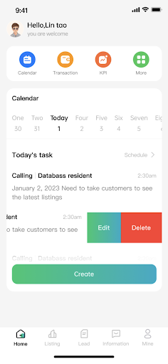 Pixxi CRM Screen 3