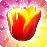 Tulip Crush 🌷 Match 3 Beautifully 🐝 Flower Game icon