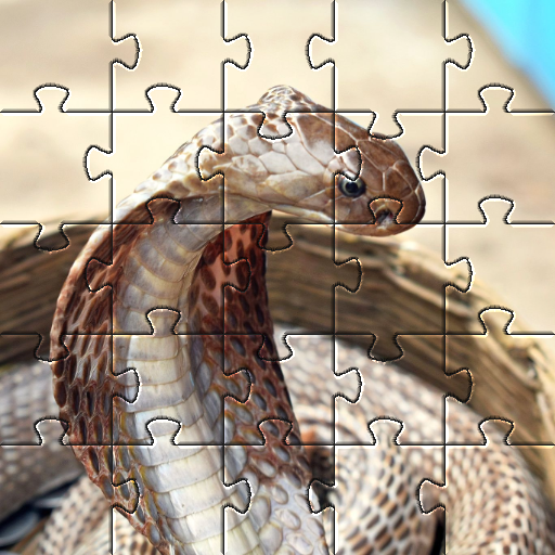 Cobra jigsaw puzzles games logo