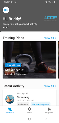 Android application LoopFitness GmbH screenshort