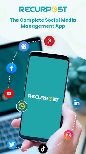 Android application RecurPost- Social Media App screenshort