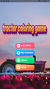 tractor coloring game