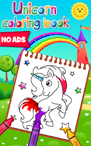 Unicorn Coloring Book for Kids  screenshots 1