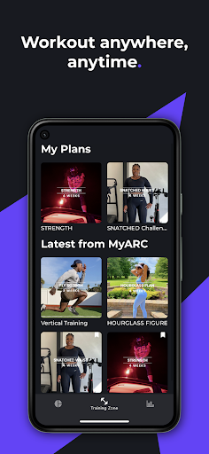 Screenshot of MyARC Fitness