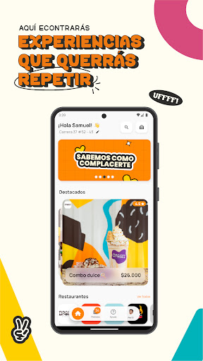 Android application Qpon: tus mejores experiencias screenshort