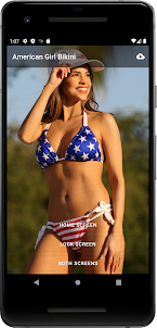 American Girl Bikini Wallpaper