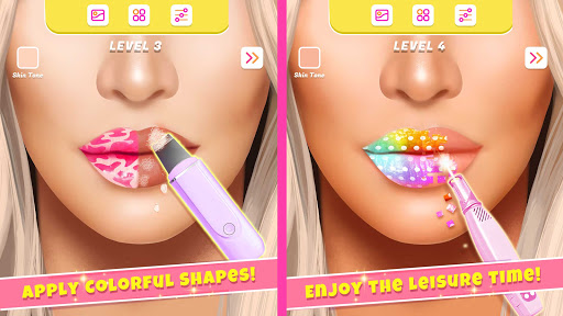Lip Art Makeup Artist - Relaxing Girl Art Games screenshots 24