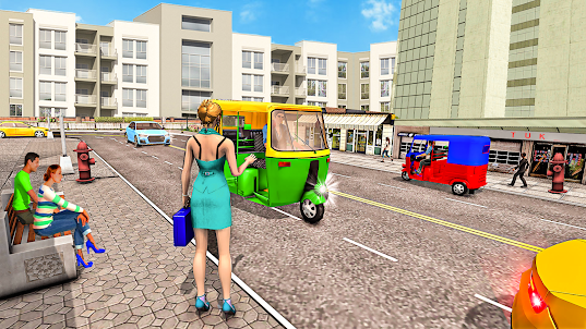 Baixar Tuk Tuk Rickshaw Driving Games para PC - LDPlayer