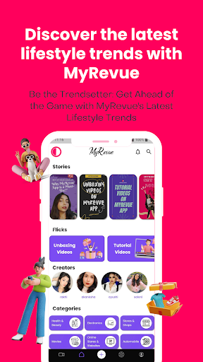 MyRevue -Product Discovery App Screen 2