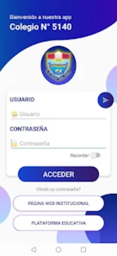 Android application IE José María Arguedas screenshort